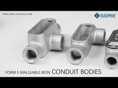Malleable Iron IMC Rigid Form 5 Conduit Bodies Condulet Threaded LB Type 1/2