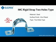 2 Lubang Tipe Baja Galvanis IMC Rigid Conduit Fittings Strap 1/2